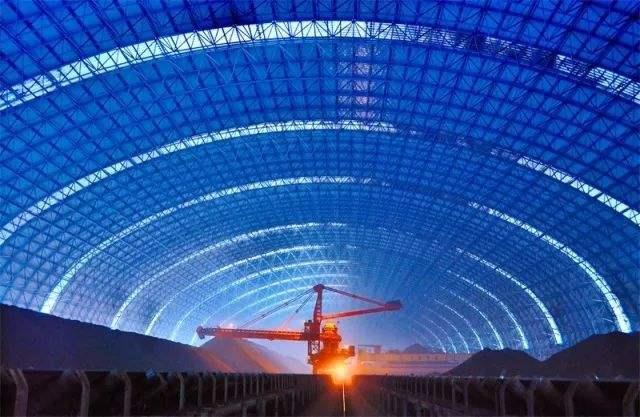 梧州亿优钢构工程师为您解析原料场封闭技术的特点和类型